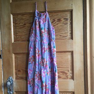 Kids Purple Flower Dress
